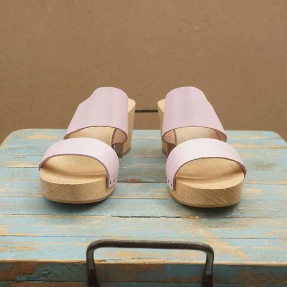 Brand new Free People Pink Leather Platform Sandals - Picture 3 of 11